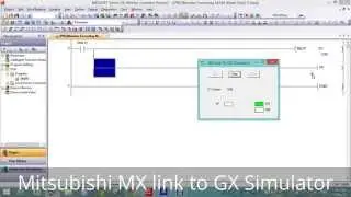 Mitsubishi MX Component Link To GX Simulator