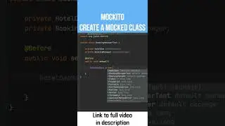 How to create a Mocked Object #Java #Mockito #unittesting