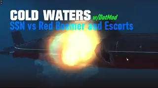 Permit SSN Stalks Soviet boomer and escorts under the ice