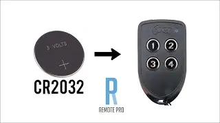 How to change/swap Battery for a AirKey AK3TX4R Genuine Remote