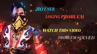Free Fire login problem/Jio user login issue/ explained how to solve the problem/ #ff #loginissue