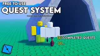 [FREE TO USE] Quest System | Roblox Studio