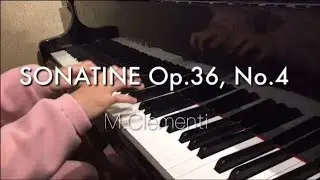 Sonatine Op.36, No.4 1st - M.Clementi / 클레멘티 소나티네 10번 1악장