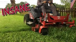 Haven't Mowed in a MONTH....Taking Back Our Lawn...Satisfying