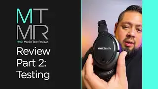 Testing - Naztech Driver ANC 1000 Headphones (Active Noise Canceling)
