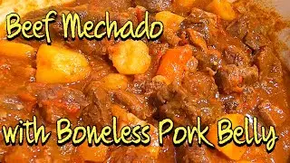 Beef Mechado With Boneless Pork Belly
