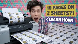 Print Smart | How to Fit 10 PDF Pages into Just 2 Pages! 🚀|tutorial for beginners