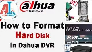 How to Format Dahua Dvr Hard Disk DVR / XVR | Dahua DVR HDD Reset