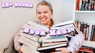 15+ Book Haul // Barnes & Noble, used book store, & Books a Million