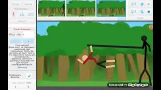 Giant black (Trevor Hentrson) stickman animation
