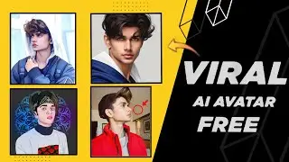 How to edit viral Instagram Ai Avatar Free! Vector Art in one click