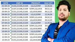 How to Split Multiple Columns Values into Rows Using Power Query | Power Query Tips & Tricks