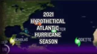 2021 Hypothetical Atlantic Hurricane Season animation