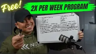 2x Week Total Body Workout:  Build Muscle, Strength & Power! (FREE Program)