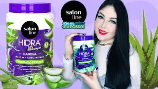 HIDRA SOS HIDRATAÇÃO BABOSA SALON LINE 🍃 (Resenha completa)