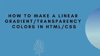 How to make a linear Gradient Colors in HTML/CSS