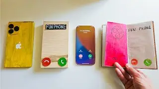 Wooden iPhone 16 vs BOOK Xiaomi 15 incoming call