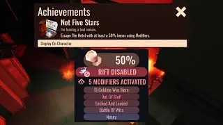 How To Unlock Not Five Stars (Doors Hotel Hell)