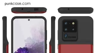 PunkJuice S20 Ultra Battery Case Red - Fast Charging Power Juice Bank