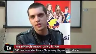 YGS Birincisinden İlginç İtiraf !!!