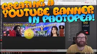 Creating a Youtube Banner in Photopea!