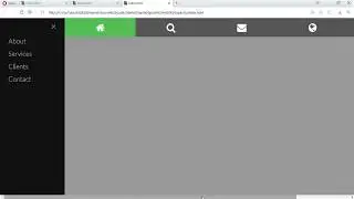 3 Types of Side Navbar (Normal - push - Full Width) | With source code