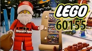 Распаковка. Новогодний календарь 2017. Лего город 60155. Дед мороз. LEGO City Advent Calendar 2017
