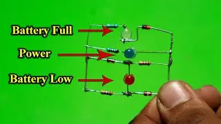 Low Battery Full Battery Indicator For 12v Battery