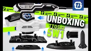 Szlifierka oscylacyjna mimośrodowa TECHTOOL TTOS02 UNBOXING.