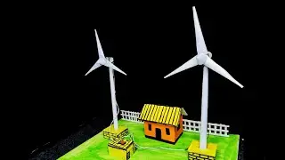Eco friendly turbine working model for school||Assam Make Stuff