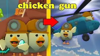 СКЕТЧ НУБОВ 2 В ЧИКЕН ГАН (CHICKEN GUN)!*ПОБЕГ ИЗ ШАХТЫ*