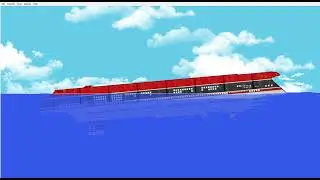 RMS Poseidon (2006) Sinking - Floating Sandbox