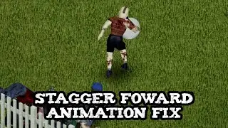 Stagger Foward Animation Fix - A Project Zomboid mod