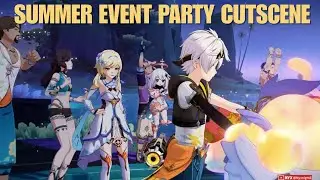 Summer Resort Opening Party Cutscene English Dub Lumine Version | Genshin Impact 5.8