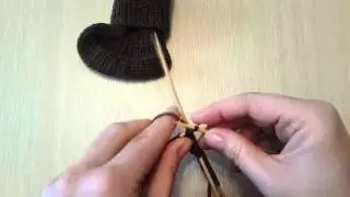 Как это делаю я. Носочек для новорожденных малышей. Часть 1
