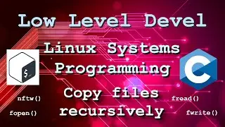 Linux Systems Dev in C - Copy files recursively