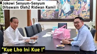 Jokowi Tampak Sumringah Ketemu Ridwan Kamil di Solo