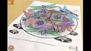 Quiver - Content Preview - Dragonfly page (Dover Sampler Pack)