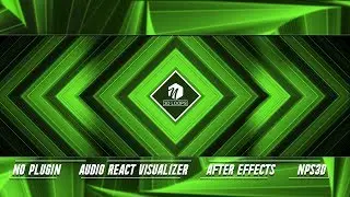 No Plugin ||Audio React Visualizer ||After Effects Tutorial || NPS3D