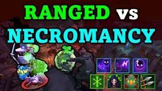 Which Combat Style is Better, Ranged or Necromancy? Live Testing!