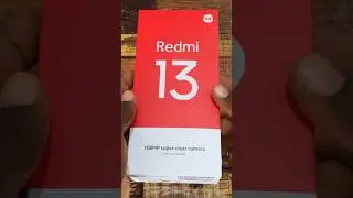 Newly launched Redmi 13 Unboxing & hands on ASMR. #Redmi13 #Shorts