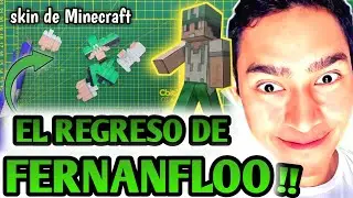 como hacer a FERNANFLOO versión Minecraft! | cómo hacer la skin de fernanfloo - Papercraft caseros.