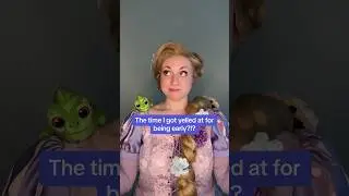 The time I got yelled at for being early?!? 