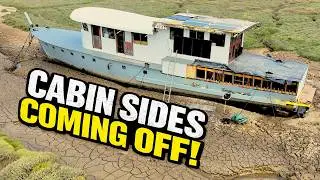Ep 281 Another Hole In The Boat! Cabin Side Replacement