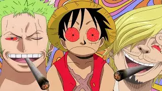 When Luffy Zoro and Sanji Got HIGH