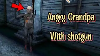 Angry Grandpa with Shotgun in Granny 3 With Train Escape Ending