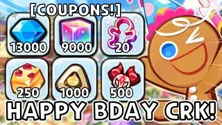 ALL Coupon Codes & Rewards to Claim for CRK's 5th Birthday!