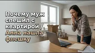 After moving in, Anna found a flash drive and learned why her husband was in such a hurry to buy ...