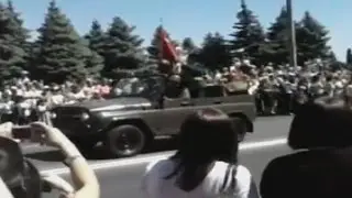 Днепропетровск. Dnepropetrovsk. Парад Победы 9 мая 2013 года. Victory Day parade.