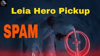 STAR WARS Battlefront: Hero Health Pickup Spam! He Gets Rekt!
